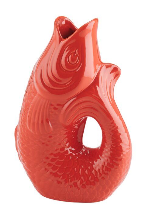 Monsieur Carafon, Fisch Vase L rot