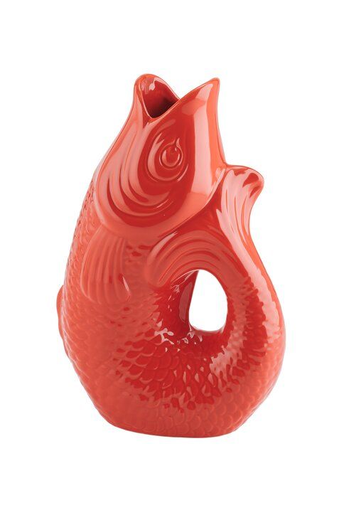 Monsieur Carafon, Fisch Vase S rot