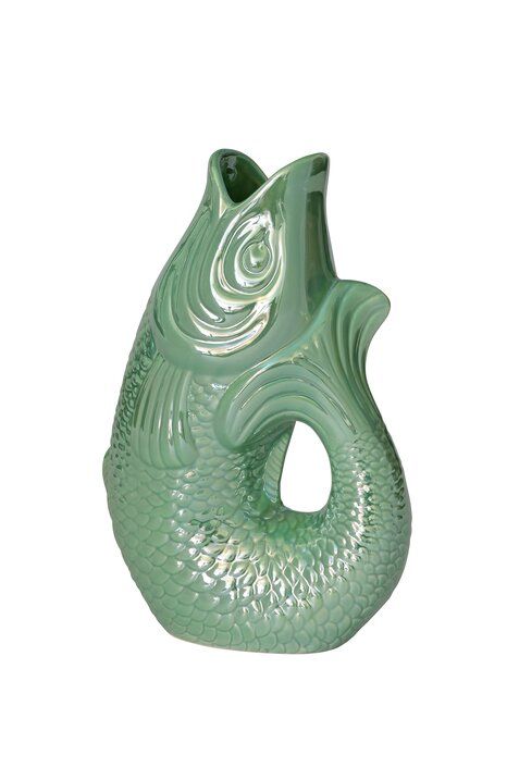 Monsieur Carafon, Fisch Vase S grün